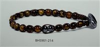 Bracelet Tamashii Essenza in Argent Occhio di tigre BHS901-214